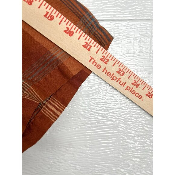 Geoffrey Beene Plaid Button Up Short Sleeve Casual Shirt Size XXL Read Notes - Picture 9 of 16